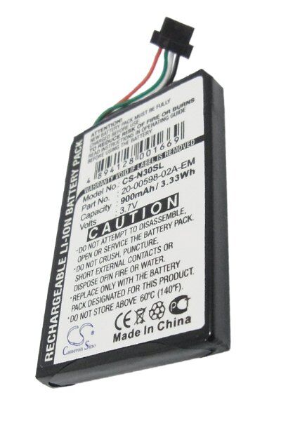 Blue Media Batteri (950 mAh 3.7 V, Sort) passende til Batteri til Blue Media Jucon GPS-3741