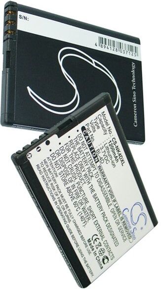 Nokia Batteri (1200 mAh 3.7 V) passende til Batteri til Nokia N97 Mini