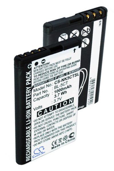 Nokia Batteri (1000 mAh 3.7 V) passende til Batteri til Nokia C3-01