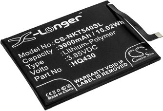 Nokia Batteri (3900 mAh 3.85 V, Sort) passende til Batteri til Nokia HMD 5.4