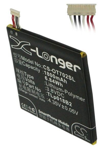 Alcatel Batteri (1800 mAh 3.8 V) passende til Batteri til Alcatel OT-6030