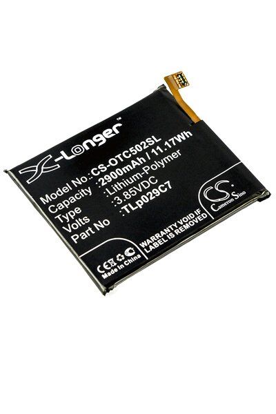 Alcatel Batteri (2900 mAh 3.85 V, Sort) passende til Batteri til Alcatel OT-5026J
