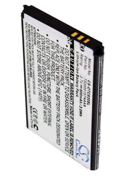 Alcatel Batteri (800 mAh 3.7 V) passende til Batteri til Alcatel OT-C635