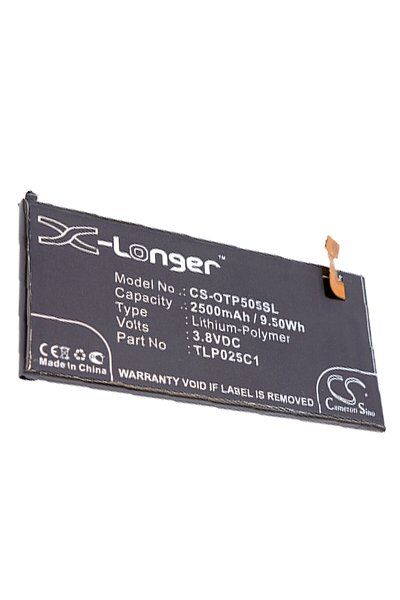 Alcatel Batteri (2500 mAh 3.8 V, Sort) passende til Batteri til Alcatel OT-5056D