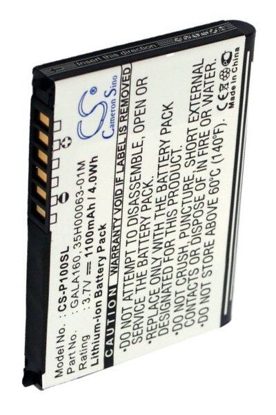 Pharos Batteri (1100 mAh 3.7 V, Sort) passende til Batteri til Pharos PTL525P