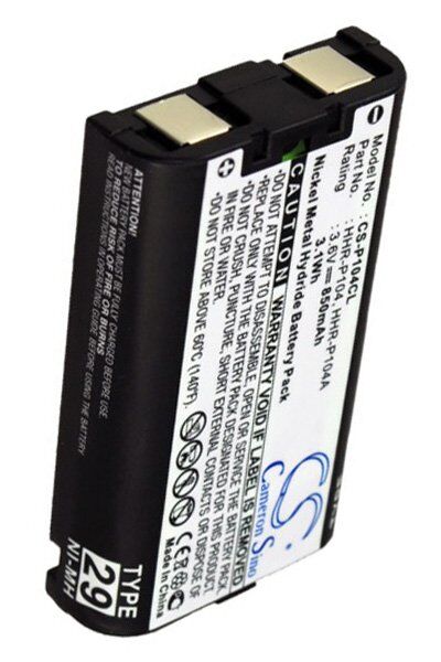 Panasonic Batteri (850 mAh 3.6 V) passende til Batteri til Panasonic KX-TG2386