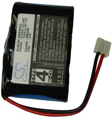 CAS. Batteri (600 mAh 3.6 V) passende til Batteri til CAS. CP-760