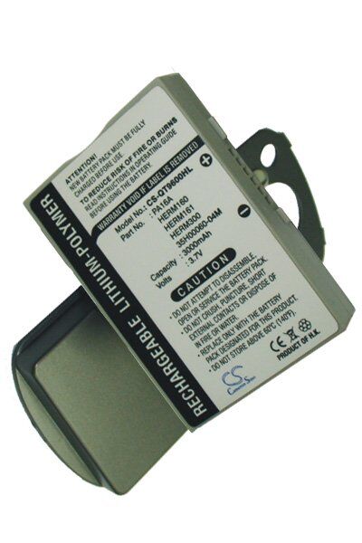 Cingular Batteri (3000 mAh 3.7 V, Metallisk grå) passende til Batteri til Cingular 8525