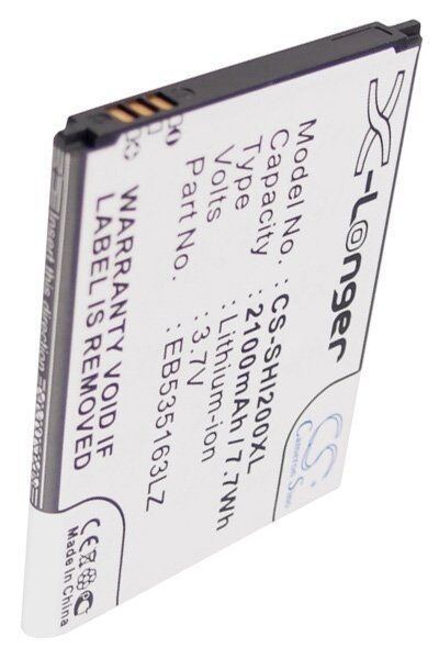 Samsung Batteri (2100 mAh 3.7 V) passende til Batteri til Samsung SCH-I200 Code