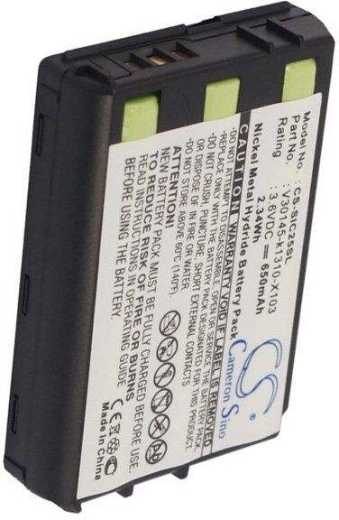 Siemens Batteri (650 mAh 3.7 V, Sort) passende til Batteri til Siemens C2588