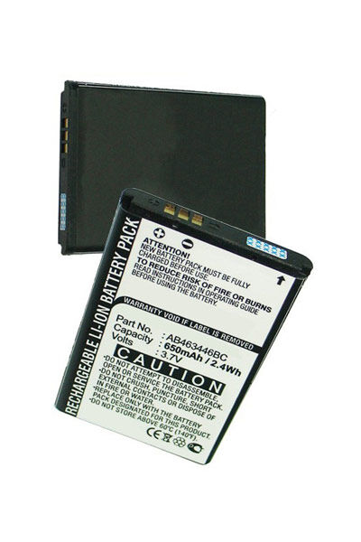 Samsung Batteri (650 mAh 3.7 V) passende til Batteri til Samsung GT-E1100