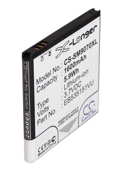 Samsung Batteri (1600 mAh 3.7 V) passende til Batteri til Samsung GT-i9070P