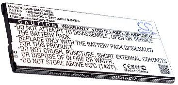 Samsung Batteri (2400 mAh 3.85 V) passende til Batteri til Samsung Galaxy A7 2016 Duos