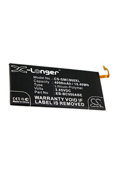 Samsung Batteri (4000 mAh 3.85 V, Sort) passende til Batteri til Samsung SM-C9000