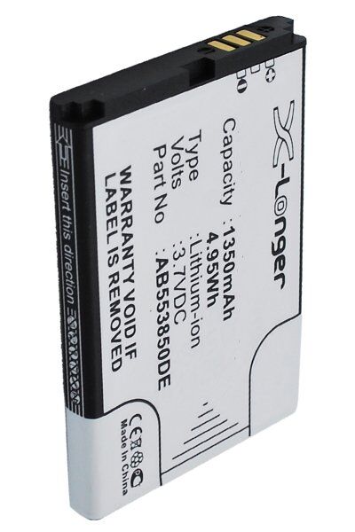 Samsung Batteri (1350 mAh 3.7 V) passende til Batteri til Samsung SGH-D988
