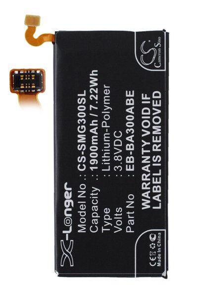 Samsung Batteri (1900 mAh 3.8 V) passende til Batteri til Samsung SM-A300FU