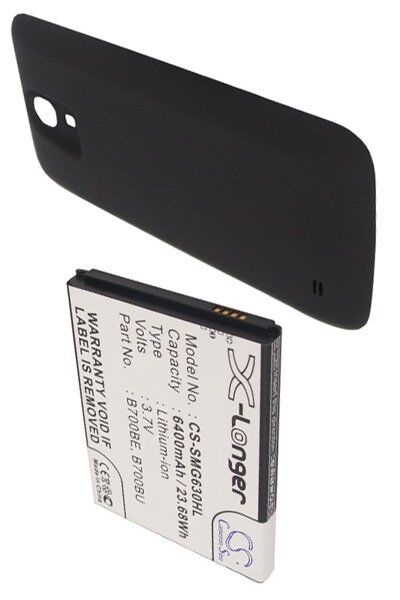 Samsung Batteri (6400 mAh 3.7 V, Sort) passende til Batteri til Samsung SCH-P729