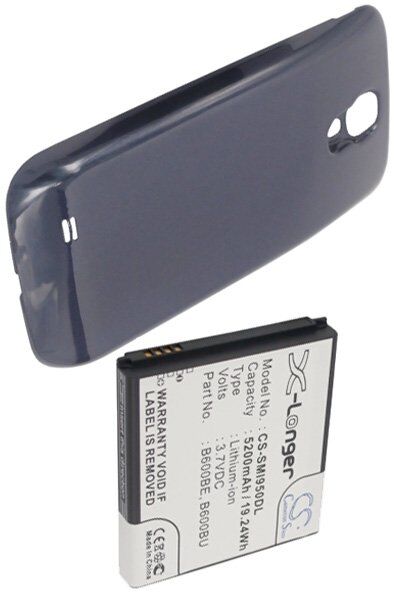 Verizon Batteri (5200 mAh 3.7 V, Blå) passende til Batteri til Verizon SCH-I545 Galaxy S4