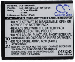 Samsung Batteri (850 mAh 3.7 V) passende til Batteri til Samsung GT-S7350 Ultra Slide