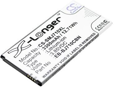 Samsung Batteri (3300 mAh 3.85 V, Sort) passende til Batteri til Samsung SM-J710MN/DS