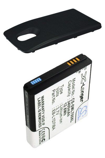 Samsung Batteri (3400 mAh 3.7 V, Metallisk grå) passende til Batteri til Samsung SPH-L700