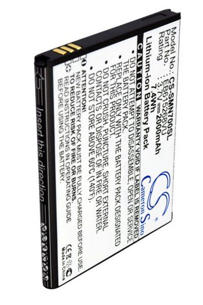 Telstra Batteri (2000 mAh 3.7 V) passende til Batteri til Telstra GT-N7000 Galaxy Note