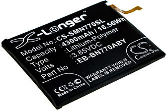 Samsung Batteri (4300 mAh 3.85 V, Sort) passende til Batteri til Samsung SM-N770F/DSM