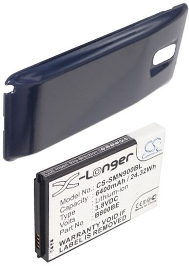 Samsung Batteri (6400 mAh 3.7 V, Blå) passende til Batteri til Samsung SM-N9006 Galaxy Note III