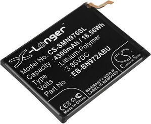 Samsung Batteri (4300 mAh 3.85 V, Sort) passende til Batteri til Samsung Galaxy Note 10+