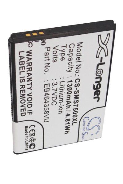 Samsung Batteri (1300 mAh 3.7 V) passende til Batteri til Samsung GT-S7508