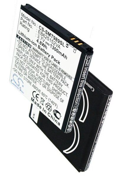 Samsung Batteri (1300 mAh 3.7 V) passende til Batteri til Samsung SGH-I547 Galaxy Ruby Pro