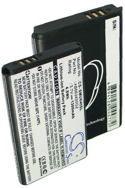 Verizon Batteri (1300 mAh 3.7 V) passende til Batteri til Verizon SCH-U640 Convoy