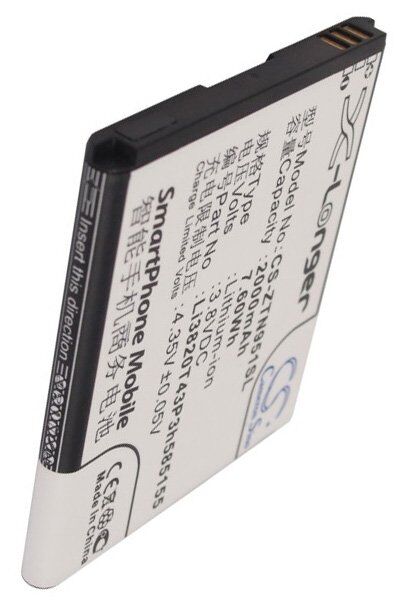 ZTE Batteri (2000 mAh 3.7 V) passende til Batteri til ZTE Source