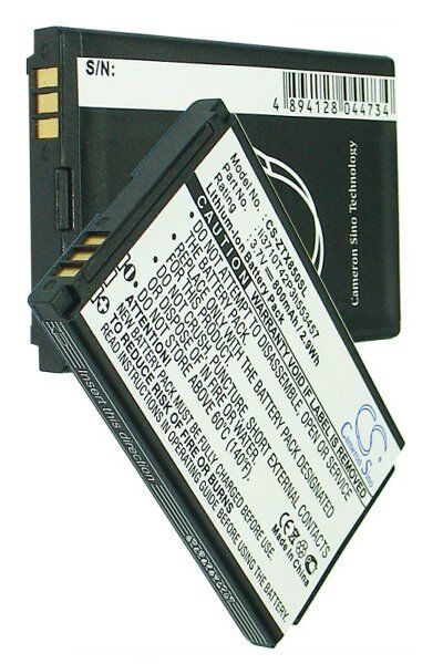 ZTE Batteri (800 mAh 3.7 V) passende til Batteri til ZTE U260
