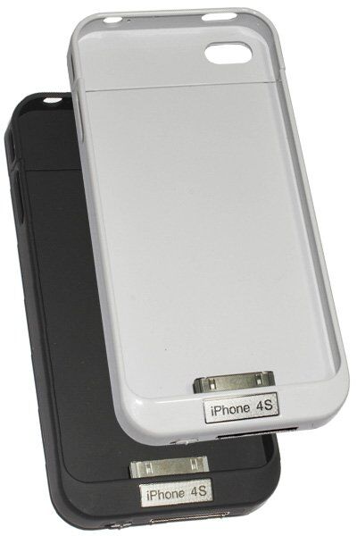 Apple Ekstern batteri pakke (2100 mAh 5 V, Hvit) passende til Batteri til Apple iPhone 4S (64GB)