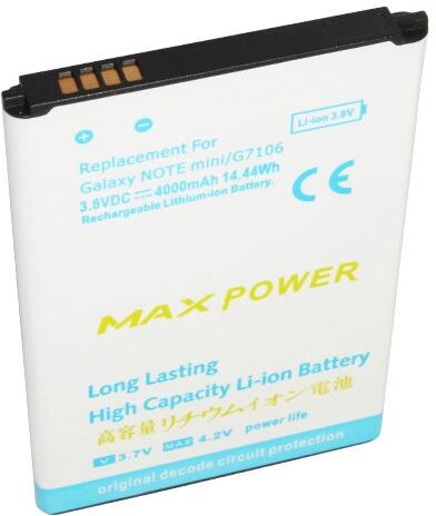 Samsung Batteri (4000 mAh 3.8 V, Sort) passende til Batteri til Samsung SM-N9008S Galaxy Note 3