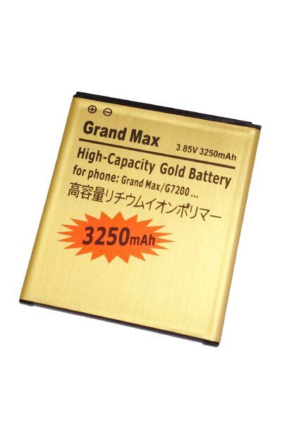 Samsung Batteri (3250 mAh 3.85 V, Sort) passende til Batteri til Samsung SM-G7202D Galaxy Grand Max