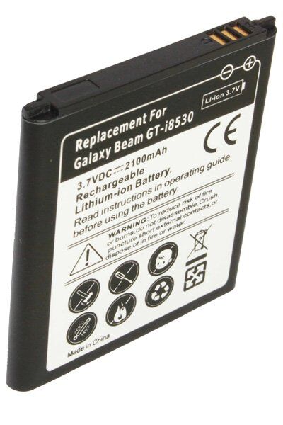 Samsung Batteri (2100 mAh 3.7 V, Sort) passende til Batteri til Samsung GT-I8180C