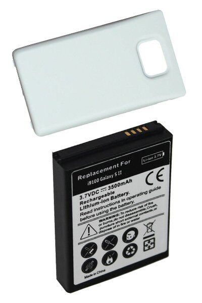 Samsung Batteri (3500 mAh 3.7 V, Hvit) passende til Batteri til Samsung GT-I9100M Galaxy S II