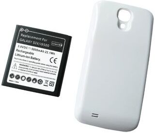 Samsung Batteri (5800 mAh 3.7 V, Hvit) passende til Batteri til Samsung SCH-R970C Galaxy S IV