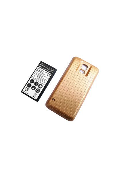 Samsung Batteri (6500 mAh 3.8 V, Metallisk gull) passende til Batteri til Samsung SM-G9008V Galaxy S5