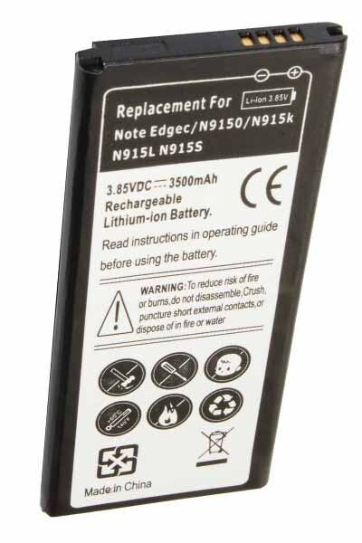 Samsung Batteri (3500 mAh 3.7 V, Sort) passende til Batteri til Samsung SM-N915F Galaxy Note IV