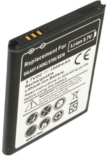 Samsung Batteri (1500 mAh 3.7 V, Sort) passende til Batteri til Samsung GT-S7320E