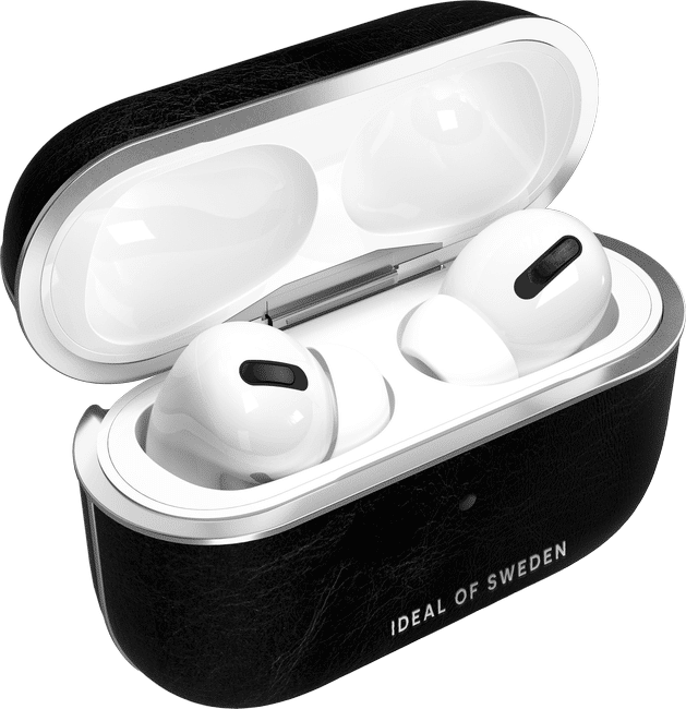 Ideal Atelier Airpods Pro Etui, Glossy Black Silver