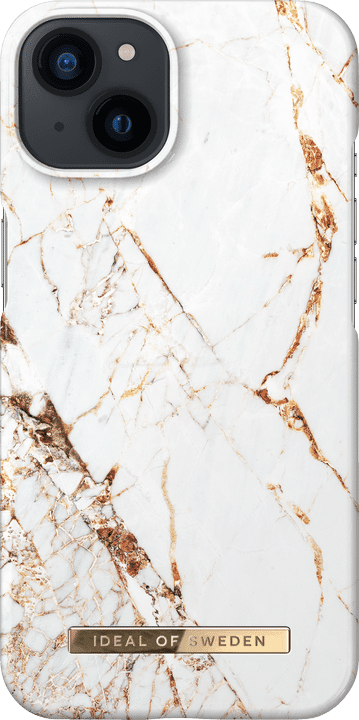 Ideal Deksel Iphone 13 Mini, Carrara Gold Marble