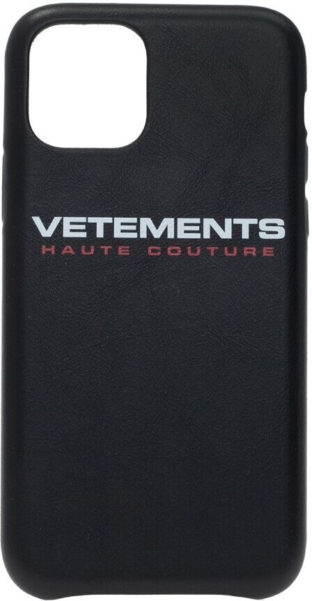 Vetements iPhone 11 Pro case Sort Unisex