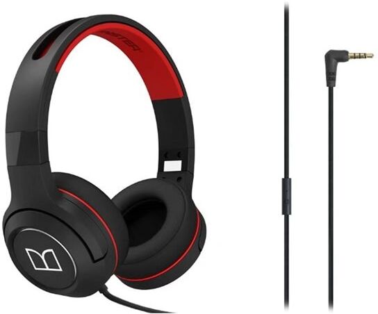 24hshop Monster Clarity 50 Headset - Rød