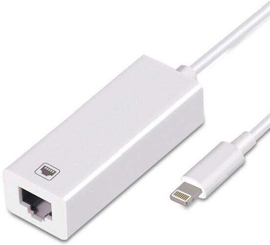 24hshop Lightning til ethernet adapter for iPhone & iPad