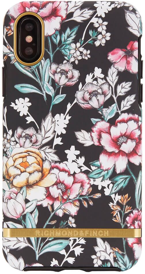 Richmond & Finch Richmond And Finch Black Floral iPhone X/Xs Cover (U)