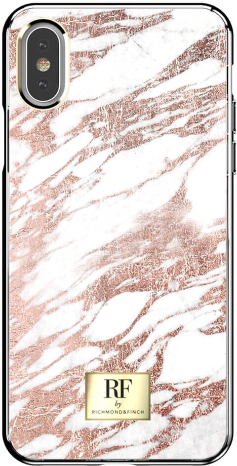 Richmond & Finch RF By Richmond And Finch Rose Gold Marble iPhone X/Xs Cover